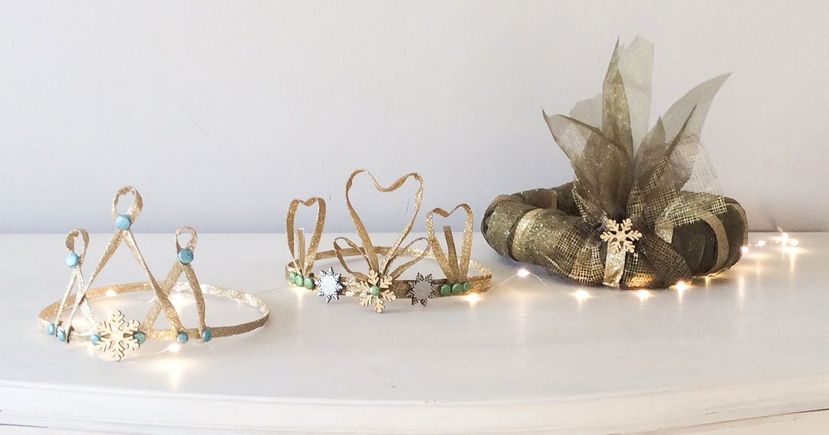 DIY de coronas de reyes magos