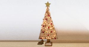 Árbol de navidad de madera