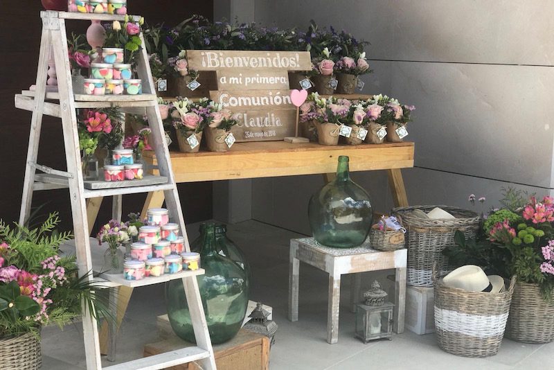 decoración primera Comunion