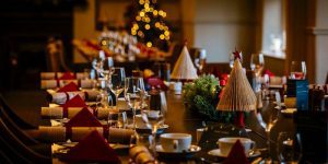 decoracion de navidad para eventos de empresa