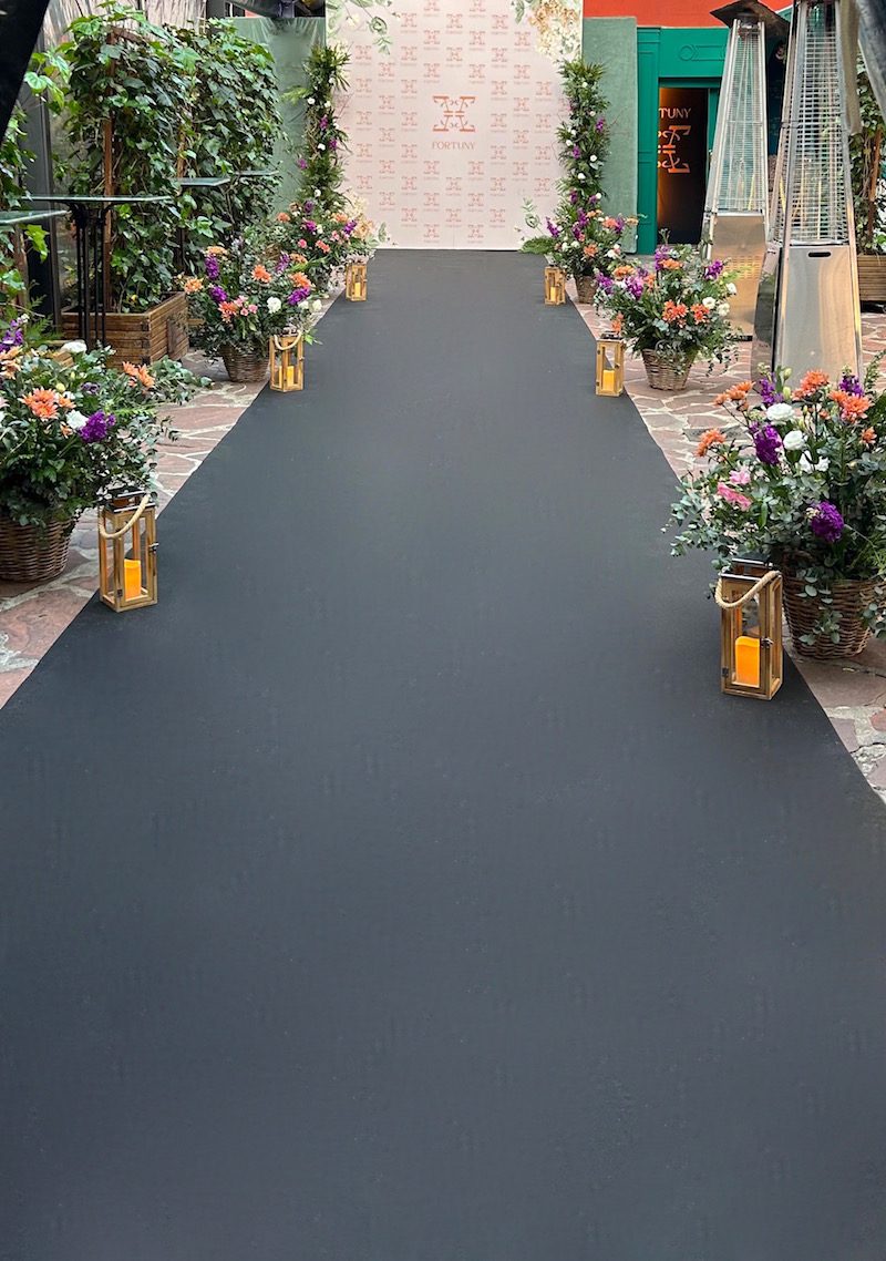 photocall evento noche