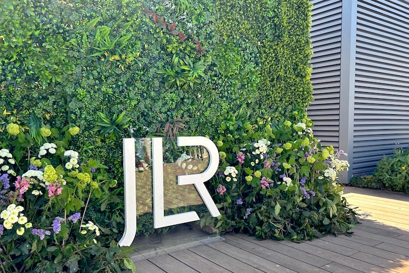 photocall jardín vertical