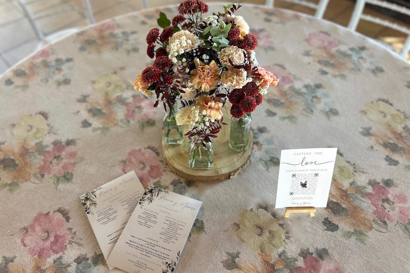 centros de mesa boda tono