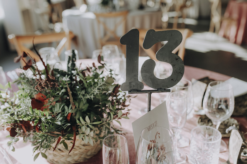 centros mesa boda navidad