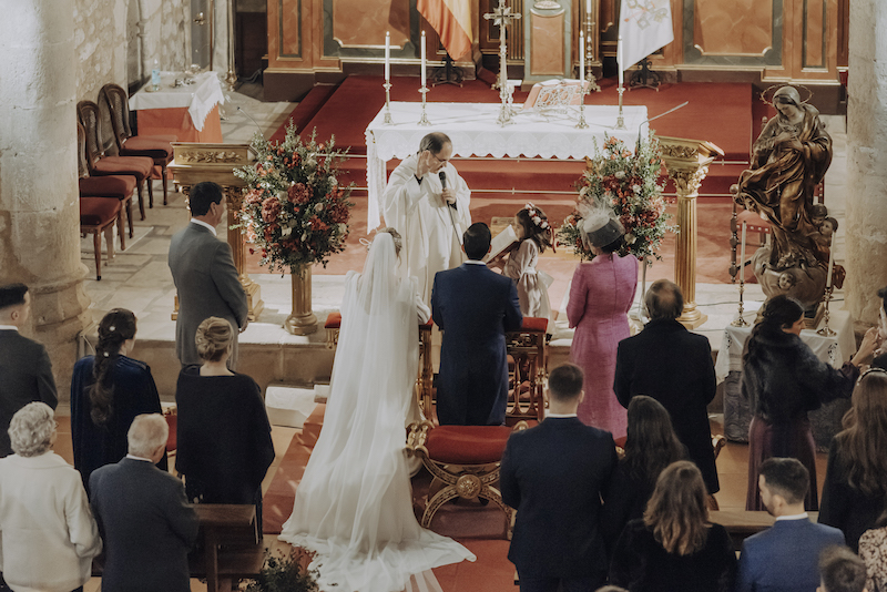 decoracion iglesia boda navidad