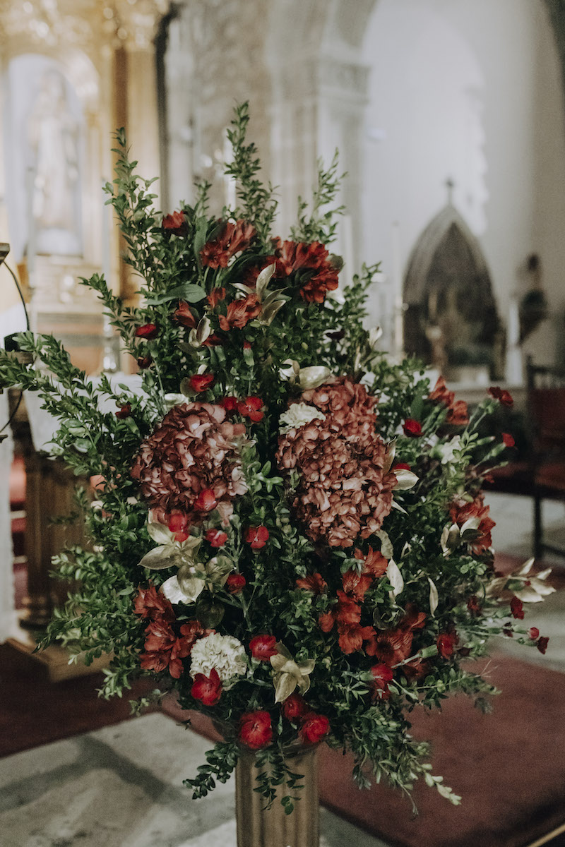 decoracion iglesia boda navidad