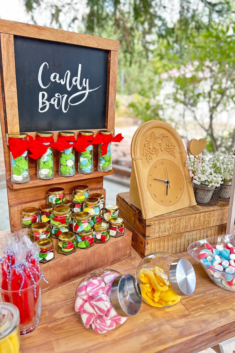 ideas para montar un candy bar